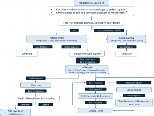 Managing Hidradenitis Suppurativa with Biologics and Small Molecule Inhibitors
